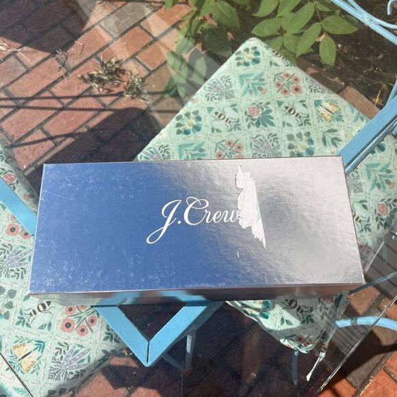 J Crew Anya Slingback Flats with Crystal Bow NIB - Picture 3 of 11